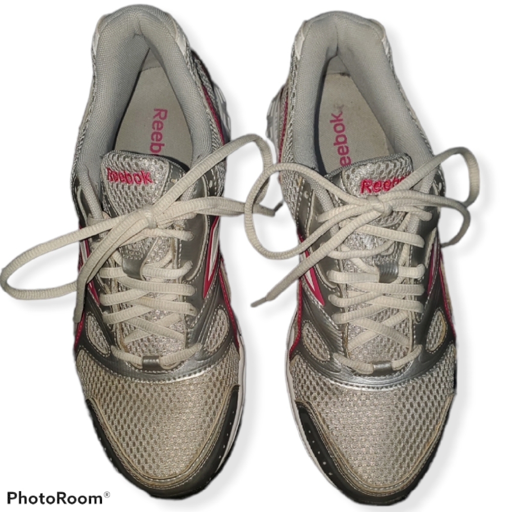 **SOLD**Reebok Running Shoes DMX Ride Pink Grey White Size 9 (EUC) - Picture 2 of 10
